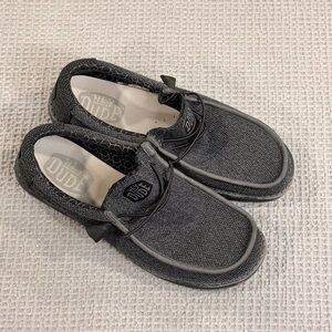 Hey Dude Men's Black Slip-On Loafers